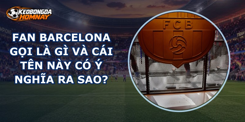 Fan Barcelona Gọi Là Gì