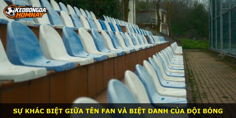 Sự khác biệt giữa tên fan và biệt danh của đội bóng