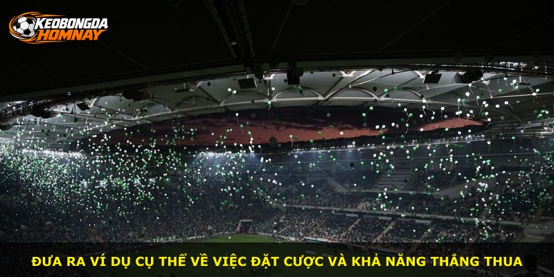Đưa ra ví dụ cụ thể về việc đặt cược và khả năng thắng thua