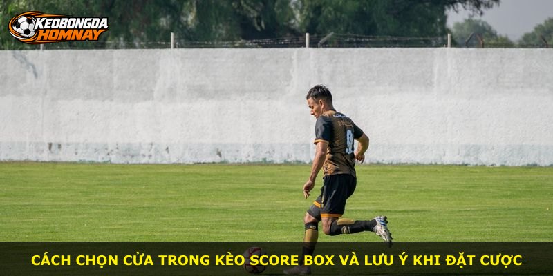 Cách chọn cửa trong kèo Score Box và lưu ý khi đặt cược