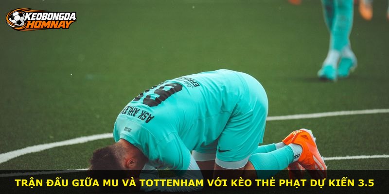 Trận đấu giữa MU và Tottenham với kèo thẻ phạt dự kiến 3.5