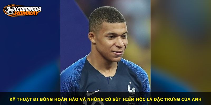 Kỹ thuật đi bóng hoàn hảo và những cú sút hiểm hóc là đặc trưng của anh